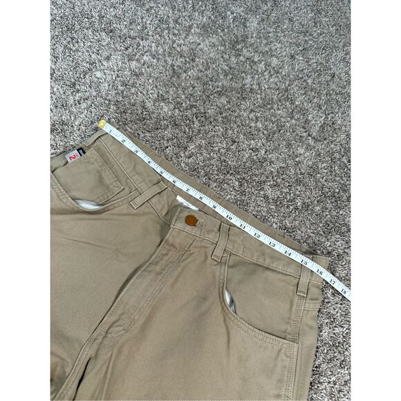 Carhartt Men 33X32 Original Dungaree Fit Cat 2 Pant Relaxed Baggy Workwear Tan - Picture 12 of 12